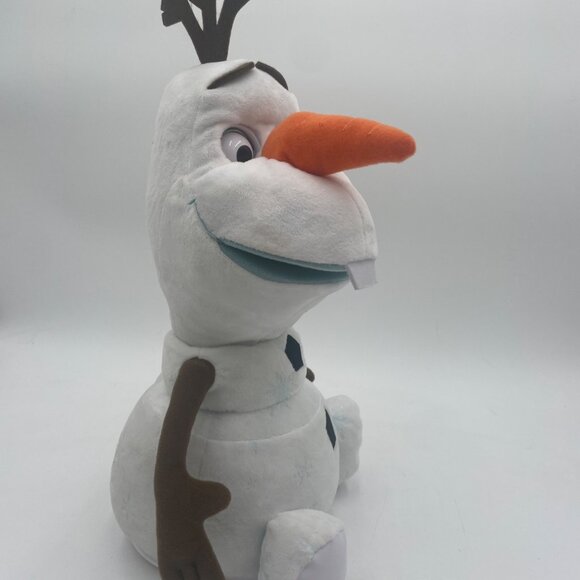 Disney Frozen Olaf Plush Toy Weighted Bottom Animated - Picture 4 of 8